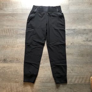Black jogger scrub pants